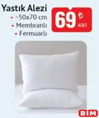 YASTIK ALEZİ 50X70 CM fiyat ve kampanya bilgisi